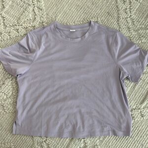 Lululemon lilac featherweight tee 6